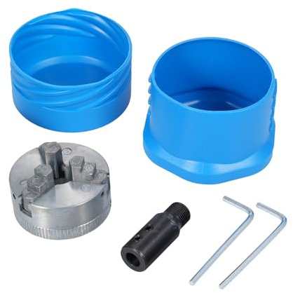 Portabrocas de torno de 3 mordazas Portabrocas autocentrante con llave en T Tornillos de fijación Llave Molienda externa interna Accesorio de torno eléctrico para torno Impresora (tipo 1)