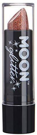 Holographic Glitter Lipstick by Moon Glitter - Rose Gold