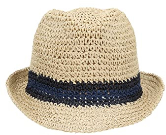 Sterntaler Cappello di Paglia Locker, Sabbia, 47 Bambini e Ragazzi
