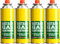 4×Universal Butane Gas Can Bottle Canister BBQ Portable Stove Cookers Cooker Grill Weed Burner Blow Torch