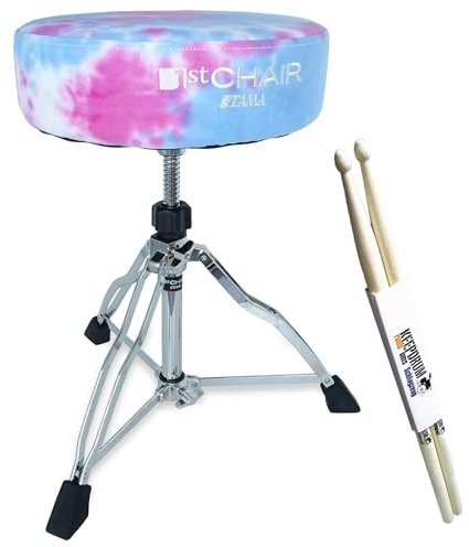 Tama HT430TDPS Rundsitz Schlagzeug-Hocker Drum Throne Limited Edition + keepdrum Drumsticks