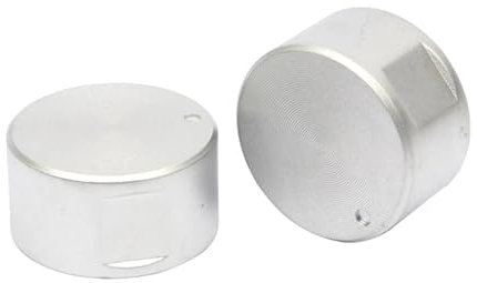 MKLHAVB Gas-Kochknopf Drehschalter aus legiertem Material, runder Knopf, Gasherd, Brenner, Ofen, Küchenteile, Griffe for Gasherd Gasherd-Regelknöpfe(6mm)