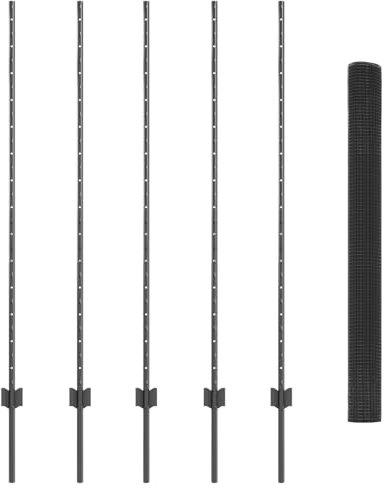 vidaXL Svetsat trådgeller med stolpar 10 x 1,4 m PVC-belagda stål Grå