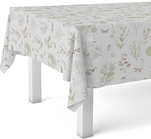 ECOMMERC3 | Mantel Hule Mesa Rectangular Tamaño 100x140 cm - Estilo, Durabilidad y Fácil Limpieza para tu Mesa - Mantel Hule Antimanchas e Impermeable - Niza Multicolor