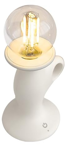 SVCEQZE Lámpara de mesa retro, luces de vela, decoración de escritorio, iluminación ambiental, regulable, decoración del hogar para mesita de noche, dormitorio, cumpleaños, restaurante, oficina