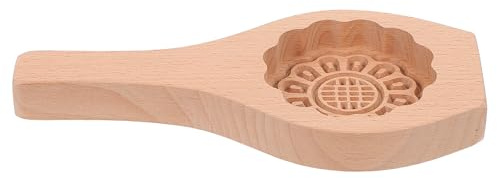 Luxshiny Moule à Gâteau de Lune en Bois 22X10X2.3 CM Outil Cuisine pour Gâteaux Maamoul Festival Automne Décoration Pâtisserie Maison