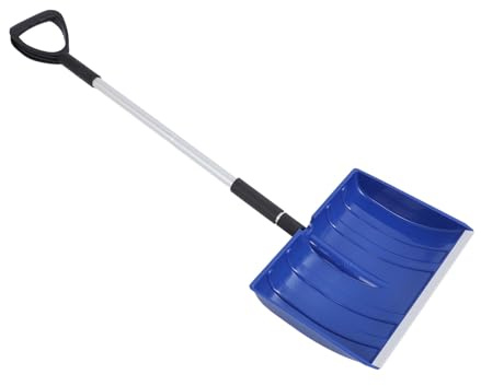 Marhynchus Snöskyffel, 47,2 Tums Lättviktig Bärbar Avtagbar Snöskyffel i Aluminium för Snöröjning för Trädgård, Camping, Bil (BLUE)