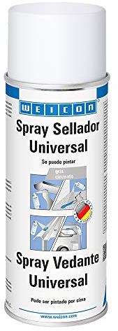WEICON Spray Sellador Universal | 400 ml | Sellado impermeable para uso interior y exterior | Gris