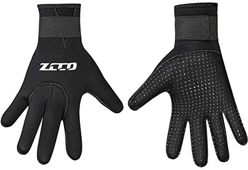 Gants de plongée 3 mm 5 mm pour homme et femme - Anti-rayures, antidérapants, imperméables, chauds et réglables - 3 mm, XXL
