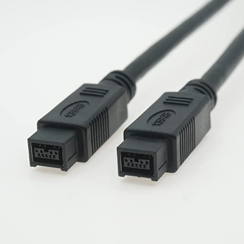 LBSC 9 pin to 9 pin 6FT Firewire Cable Male to Male Cable Firewire 800 IEEE 1394b 9-9 Cord for Mac Pro, MacBook