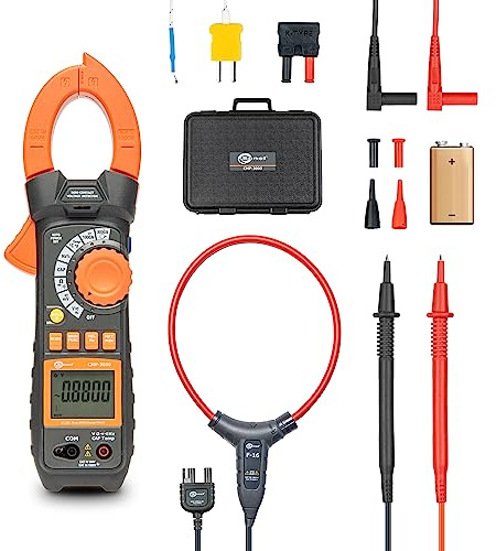 Sonel CMP-3000 Professionelle Stromzange, 3000 A, Startstrom, kontaktlose Spannungsanzeige, IP40, Messung TRMS, MIN/MAX (CMP-3000)
