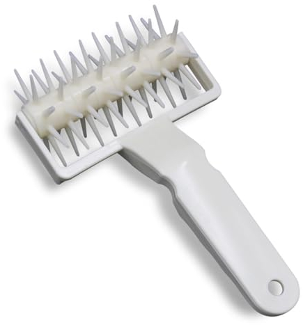 Dough Docker, Pastry Lattice Roller Cutter, Roller Docker with Spikes, Dough Pizza Pastry Crimpers, Helps Cook Thin Crust Pizza Uniformly, Prevents Dough from Blistering