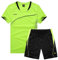 Cozozn Fußball Trikots Sport Set Shorts und T-Shirt-Set Jungen Fussball Trikot Trainingsanzug Kinder Fußballtrikots, 4-5 Jahre, Grün(Etikett: 20)