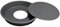 Quiche Pan 24cm, Non-Stick Tart Tin With Loose Base for Baking Flans, Fluted Round Tart Pan, Pie Dish, Carbon Steel, Dark Grey
