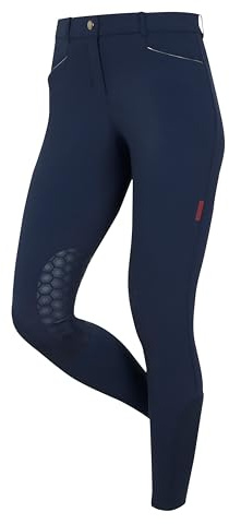 LeMieux Imogen Knee Grip Breeches for Women - Equestrian Pants for Horseback Riding - Ladies’ Jodhpur - Navy - US14