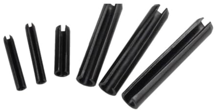 Gettimore Kit de goupilles à expansion fendues, fixations métriques creuses pour fixation mécanique, acier au carbone, 450 pièces