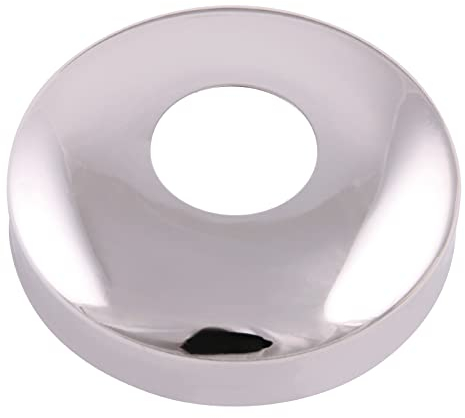 Sanitop-Wingenroth Hahnrosette | 22 mm oder Typ 1/2 '' | Außendurchmesser 61 mm | Höhe 15 mm | Wand-Rosette zur Abdeckung von unschönen Stellen | Abdeckrosette aus Metall | Verchromt | 19202 6