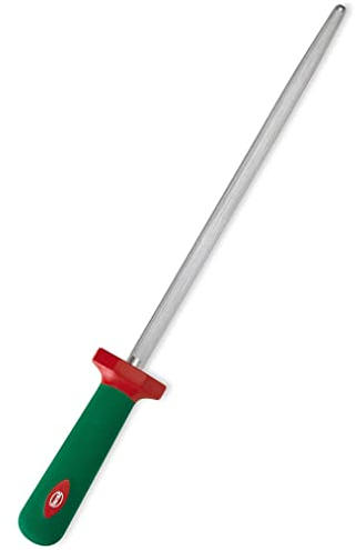 Sanelli Premana Professional Acciaino, Acciaio Inossidabile, Verde/Rosso, 30 cm