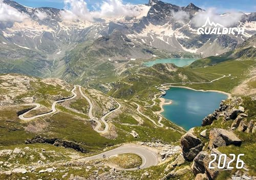 quäldich.de-Rennrad-Kalender 2026 Format DIN A3: Mit 13 Bildern und 12 Touren durch das Radsport-Jahr 2026