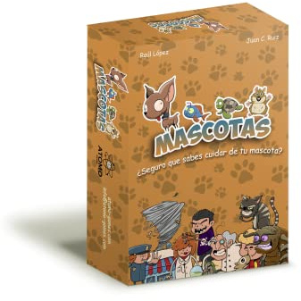 Atomo Games Mascotas | Juego de Mesa en Familia | Juego de Cartas Infantil | para Niños a Partir de 4 Años | Juego de Cuidado de Mascotas con Cartas