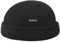 Stetson Sparr Umschlagmütze Dockermütze Mütze Wintermütze für Herren Fleecefutter Wollmütze mit Umschlag, Docker, Futter,, Schwarz, L (58-59 cm)