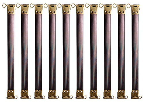 Milisten 10 cerniere interne in metallo per borse, clip a molla, accessori per borse, chiusure casuali per progetti di cucito e artigianato