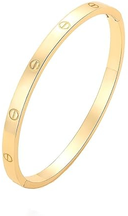 Generisch Armreif Damen schmuck Edelstahl 100% Wasserfest (Armreif)