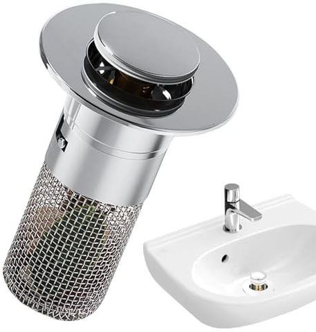 Bathroom Sink Stopper, Drain Hair Catcher Sink Strainer, Sink Stopper Bathroom Drain, Professional Sink Drain Strainer, Kitchen Basin Strainer, Hair Catcher Sink Strainer, Sink Stopper, Bath
