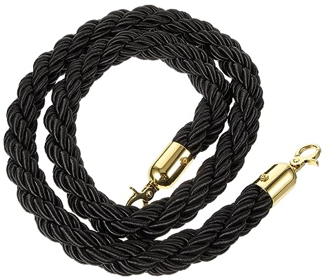 jojofuny 1.5m Absperrseil Mit Haken Für Warteschlangen Und Menschenmengen Als Barriere Für Hotels Und Öffentliche Räume