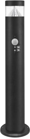 Outdoor Bollard Light Post PIR Sensor Black IP54 LED 3W 3000k ZLCA-03