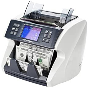 SDVantage Money Counter Money Counter Bill Cash Counting Machine with Uv/Mg/Ir/Dbl/HLF/CHN Counterfeit Detection Milti Currency Banknote Counter Fake Money Dectecting Hs-770 Fast and Easy to,Lyd