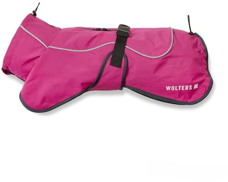Wolters Hundejacke Cape Drizzle | Ganzjahresjacke für Hunde in der Farbe Magenta | Größe 56 (Rückenlänge 55-57 cm)