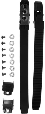 Homoyoyo Lot de 2 Sets de Sangles de Boucle en Plastique Boutons et Vis pour Patins à roulettes et Rollers, Accessoire de Remplacement Compatible pour Adultes et Garçon et Filles,