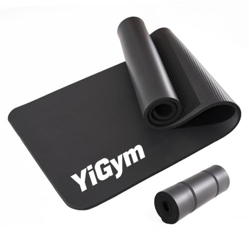 YiGym Tapis de Sport 195x61x1,2 cm Épais NBR Tapis D'exercice Pilates