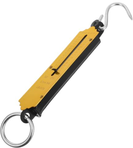 HORIALENCE Balance de Voyage Portable Ergonomique en Fer pour Prise de Poisson et Pesée de Bagages Jusqu'à 150kg, Design Élégant et Pratique pour Usage à Domicile Voyage