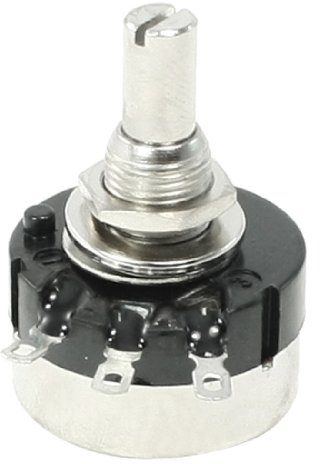 Sourcingmap RV24YN20S/B103 10K ohm 6mm Round Shaft Carbon Film Rotary Taper Potentiometer
