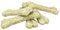 Hunde Snack in Kauknochen Form: Ballaststoffreicher Kokos und proteinreiche Rinderhaut - Naturbelassene Leckerli ohne Zusätze, Getreidefrei - Natürliche Belohnung - 5X 35g