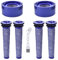 Ersatz Filter für Dyson V8 V7 Animal Absolute Motorhead Staubsauger,2 HEPA-Nachmotorfilter-Kit & 4 Vorfilter Ersatzfilter-kit #965661-01&967478-01