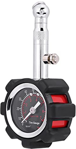 0-100 PSI Manual Hand Tire Pressure Gauge Meter Tester for Car Truck Motorcycle Bike - Accurate Pressure Meter Gauge for Tire Pressure Tester