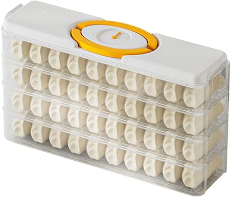 Scatola di immagazzinaggio per ravioli - Scatola per ravioli per frigorifero, contenitore per domestici multistrato | Contenitore impilabile per la casa, organizzatore di