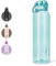 UZSPACE Trinkflasche 1l Sport Wasserflasche, auslaufsicher Flasche unterwegs, spülmaschinenfest, kohlensäure geeignet, Sportflasche für gym fahrrad fitness wandern Büro, mit Zeitmarkierung, grün