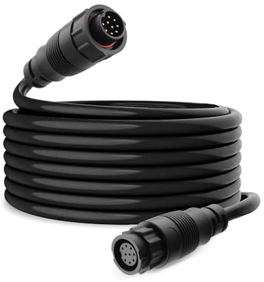 Vudajuley 000-00099-006 Extension Cable 9 Pin 10ft Fit for Lowrance LSS-1 LSS-2 Structure scan transducer Replace 00000099006, 3005.6907, 30056907