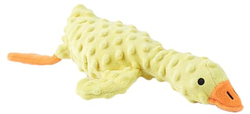 Grinçants Pour Chiens - Jouet Grinçant En Peluche 37x22cm | Jouet De Stockage De Nourriture En Forme D'oie | Puzzle Froissé D'enrichissement, Cachette De Friandises Pour Entraînement Cognitif I