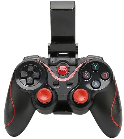 Omquot Controller di Gioco Wireless Ergonomico Joystick Fluidi Gamepad per Telefono Cellulare per per IOS, ABS