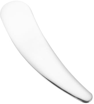 Yardwe Cuillère à Masque Facial Compacte et Pratique en Acier Inoxydable 304, Petite Cuillère à Crème Visage pour Appliquer et Mélanger, pour Maquillage et Voyage