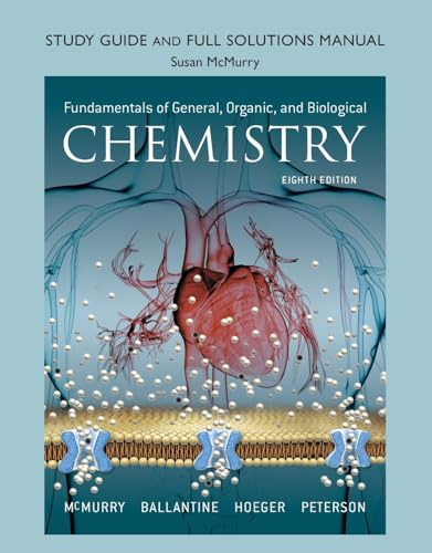 Student Study Guide and Solutions Manual for Fundamentals of General, Organic, and Biological Chemistry