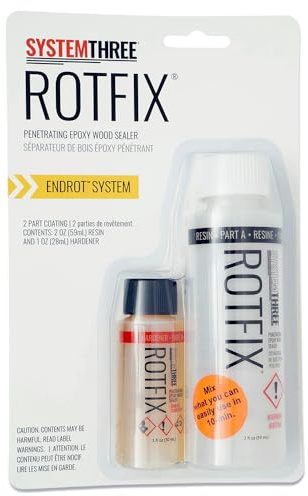 System Three RotFix Penetrating Epoxy Sealer, 3 Ounce Kit