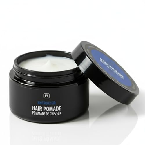 BOYZZ ONLY Black on White Scent Free Medium Hold Vegan Pomade for Men - EWG VERIFIED, Water Based All Natural Flake Free for All Day Hold and Hairstyles