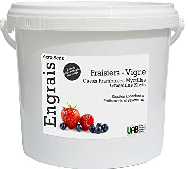 Agro Sens Engrais fraisiers, Vigne, Petits Fruits Seau 4 kg