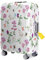 FANSU Kofferhülle Kofferschutzhülle, Floral Muster Elastisch Gepäckabdeckung Koffer Koffer Schutzhülle mit Reißverschluss Gepäck Cover Kratzfester Waschechter (XL(30~32 Zoll),Lila Blumen)